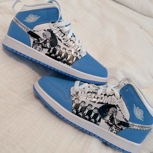 NWOT unique kids Jordan sneakers